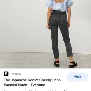 Everlane The Japanese Denim Cheeky Jean 24 Tall